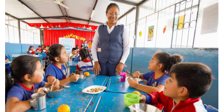 Nuevo modelo de alimentación escolar se implementará en el país