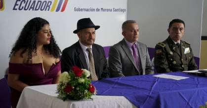 Pedro Jaramillo fue nombrado Gobernador de Morona Santiago 
