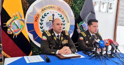 Veinte detenidos en Ecuador en operación contra banda de crimen organizado