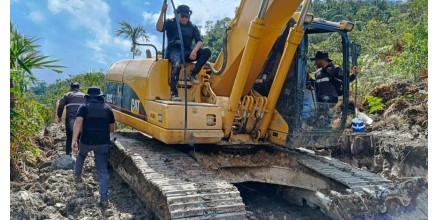 Morona: Maquinaria ilegal fue retenida en bosque protector 