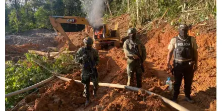 Enfrentamiento entre militares y mineros ilegales deja heridos y fallecidos en Sucumbíos