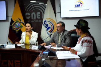 Vocales del CNE plantean que Tribunal Contencioso Electoral resuelva conteo de votos nulos