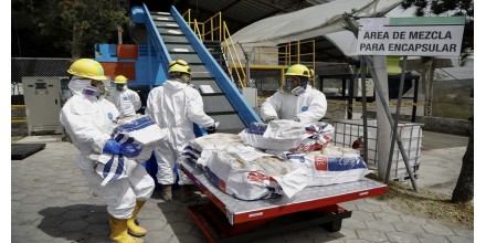 Ecuador destruyó 450 toneladas de droga durante 2023