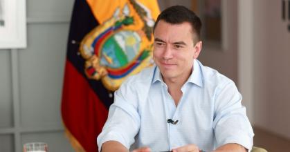 Noboa resaltó sus logros y desafíos a The Economist