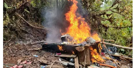 Operativo militar clausura dos enclaves de minería ilegal en Zamora Chinchipe