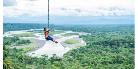 La soga de Tarzán, una atracción de Pastaza