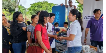 Brigadas médicas y ayuda humanitaria llegan a comunidades amazónicas de Taisha 