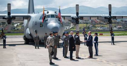 Avión militar de EE. UU. llegó a Manta antes del anuncio de operación temporal