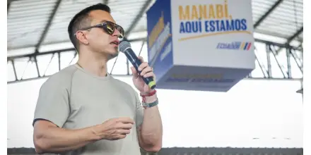 Noboa expone estrategia en seguridad, comercio e inversión en entrevista internacional