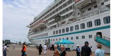 Esmeraldas recibe crucero internacional y retoma actividad turística tras varios años