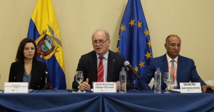 Ecuador y la Unión Europea fortalecen cooperación para destrucción de droga