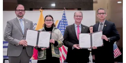Ecuador y Estados Unidos formalizan apertura de la primera oficina del FBI en el país
