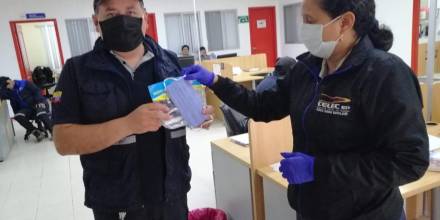CELEC entrega insumos de bioseguridad a técnicos de las centrales Coca Codo Sinclair y Manduriacu