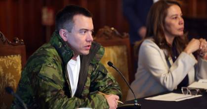 Noboa señaló uso de territorio colombiano por parte de grupos criminales