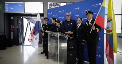 Copa Airlines inauguró la ruta Manta-Ciudad de Panamá