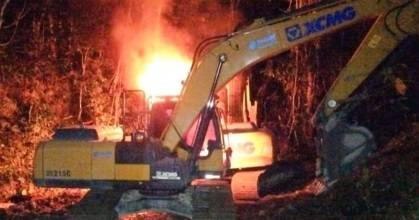 El Ejército ejecutó operativo contra la minería ilegal en Paquisha