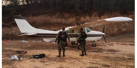 Colaboración entre Ecuador, EE.UU. y México permitió detener narcoavioneta