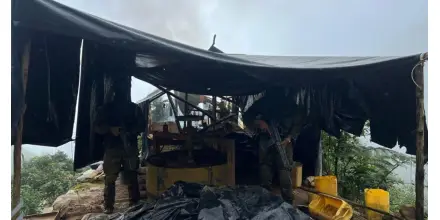 Ecuador destruye 129 campamentos de minería ilegal en el Parque Nacional Podocarpus