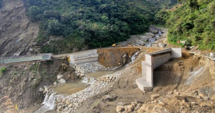 Puente Jurupis tiene un avance cercano al 80 por ciento