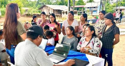 Brigadas sociales llegaron a comunidades remotas de Pastaza