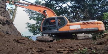 La rehabilitación de la vía Baeza-Lago Agrio continúa