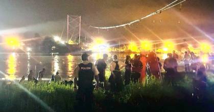 Puente colapsó sobre el río Daule y dejó 6 heridos