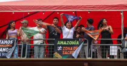 Flotilla contra extractivismo inició en El Coca travesía hasta la COP30