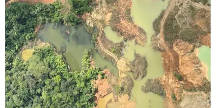 Operativo militar expone impactos de la minería ilegal en Sucumbíos 