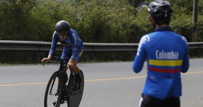 El chileno Pablo Alarcón ganó primera etapa de la Vuelta a Ecuador