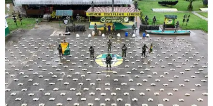 Fuerzas Armadas decomisan más de 1,5 toneladas de droga en Sucumbíos