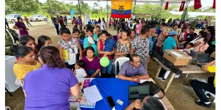 Brigadas sociales llevan servicios estatales a comunidades rurales de Pastaza
