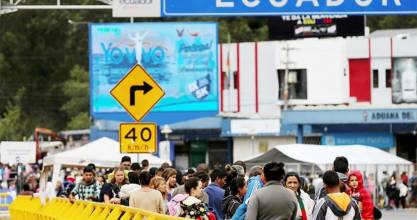Ecuador afirma que el cierre de pasos fronterizos es para combatir al crimen organizado