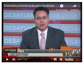 Otro exjuez, ahora habla de ‘presión’ de Alexis Mera