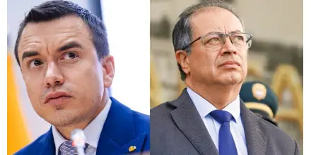 Crisis entre Ecuador y Colombia escala tras acusaciones de Noboa y anuncio de demanda de Petro