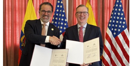 Convenio entre Ecuador y EE.UU. recibe más de $ 40 millones