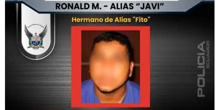 Hermano de alias ‘Fito’ fue capturado en Colombia y será trasladado a Ecuador
