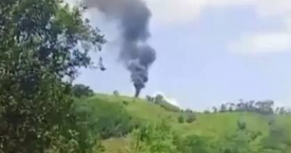 Colombia: Ataque contra helicóptero de la Policía dejó un muerto y dos heridos