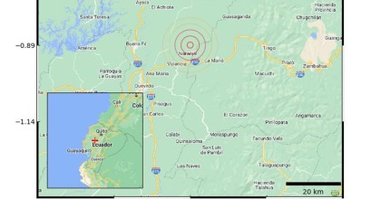 Un sismo de magnitud 5,2 se sintió en gran parte de Ecuador
