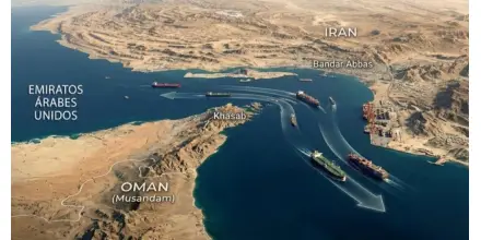 Irán plantea cobrar por el paso de buques en el Estrecho de Ormuz