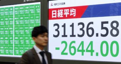 Las bolsas de Asia se desploman ante los aranceles de Trump