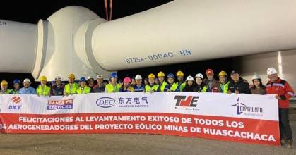 Elecaustro busca concretar segunda fase de parque eólico Huasacacha, en Loja