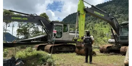 Detectan continuidad de minería en el río Abanico pese a controles oficiales