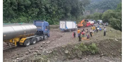 Anuncian cierre total de la vía E45 en sector Piedra Fina desde el 7 de abril