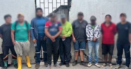 Nueve detenidos por minería ilegal en Galápagos 