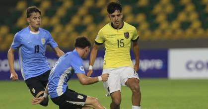 Ecuador vapuleó a Uruguay en el Sudamericano Sub-17