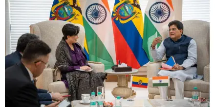 Ecuador avanza hacia acuerdo comercial con India para ampliar exportaciones