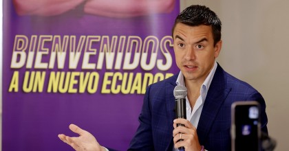 El Partido Social Cristiano apoyará a Noboa en la segunda vuelta