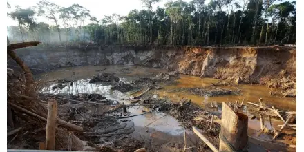 Minería ilegal de oro avanza hacia el norte de la Amazonía peruana