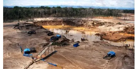 Minería ilegal arrasa 500 hectáreas de bosque en la reserva peruana de Tambopata