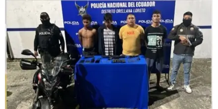 Operativo en Orellana deja cuatro detenidos vinculados a grupo armado